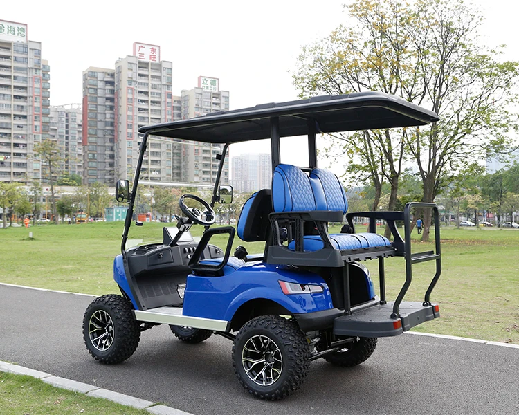 48v 5kw Chinese factory supply ODM 2 4 6 seater electric golf buggy for Club car Pick-Up cart Wholesale Golf Carts