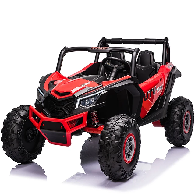 Батарея электрическая 2 сиденья 4 колеса скорость света музыка 12V дети ATV ездить на машине Quad игрушка