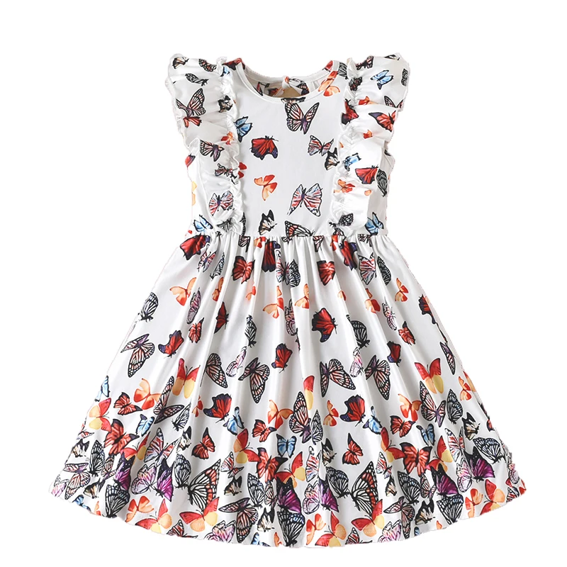 Детское летнее пляжное платье без рукавов