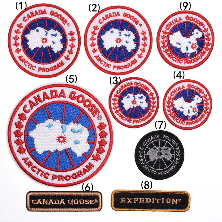 
Merrow border custom embroidered iron on logo patches for clothing 