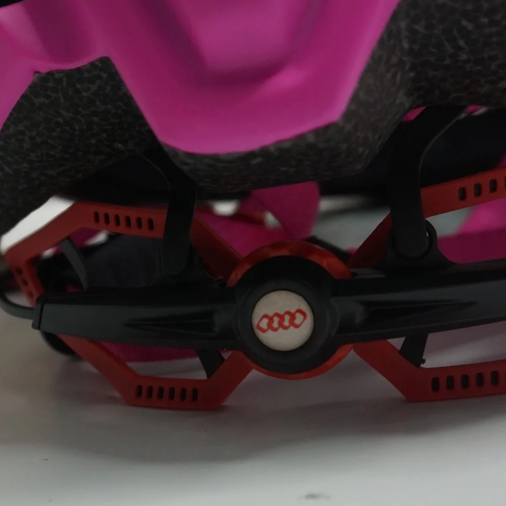 Special helm red taillight battery pink color summer safety helmet with cold fan whole sale