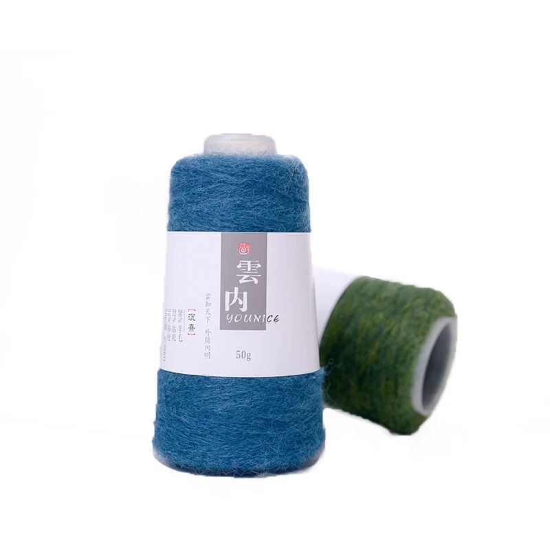 Yarncrafts теплая необычная вязаная пушистая шерсть нейлоновая смесь эластичная нить Вискоза пряжа для носков шаль