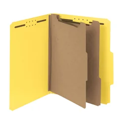 High Quality Two Dividers Letter Handmade Paper Pressboard Classification File Folder