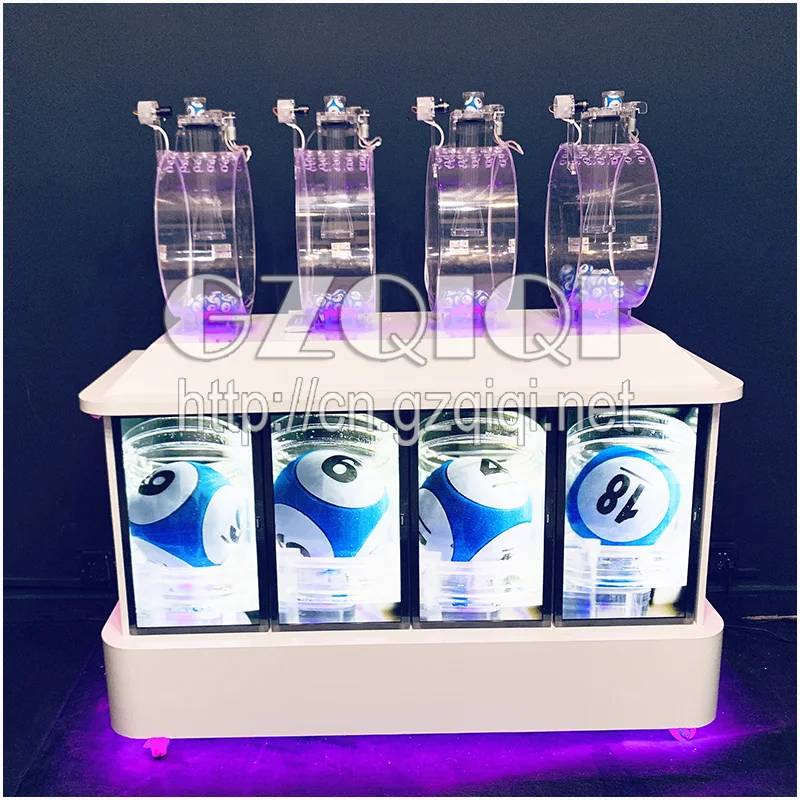 
Muilty cylinder lotto machine with screens 