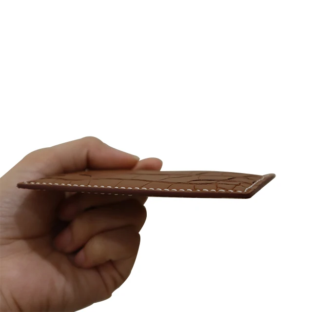 High-end Crocodile Skin Handmade Purse Envelope Shape Unisex Custom Luxury Fashion Designer Brand Leather Card Holders Wholesale