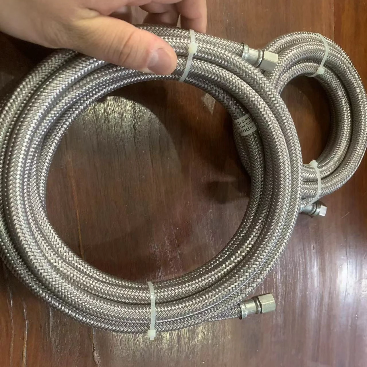 Super flexible NSF certificated food grade pex inner hose braided hose flexible