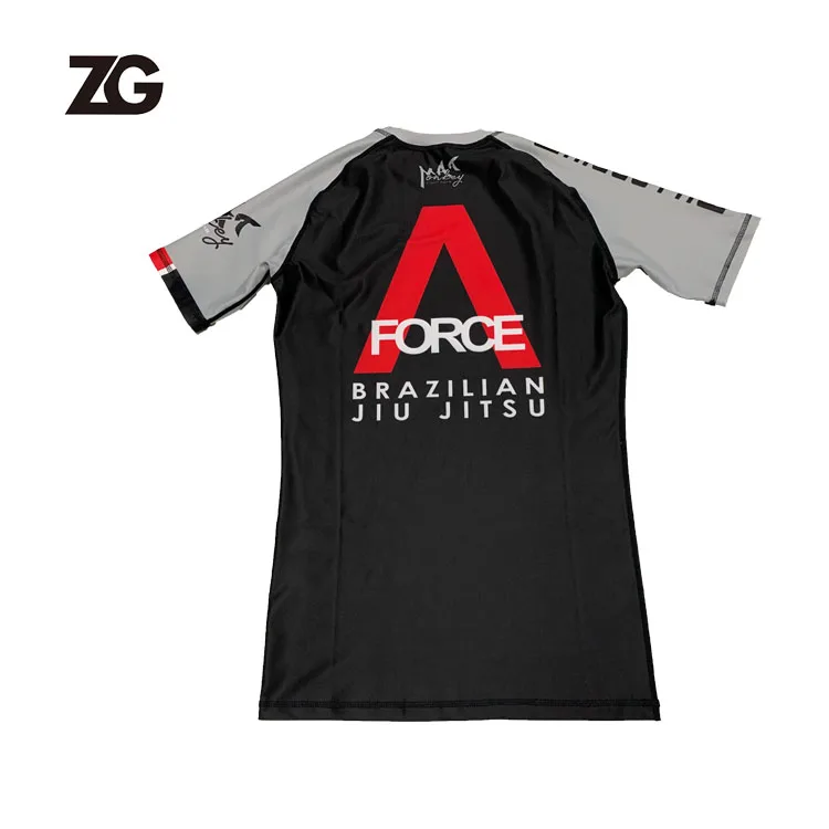 Профессиональный индивидуальный Bjj Rashguard сублимационная печать MMA набор