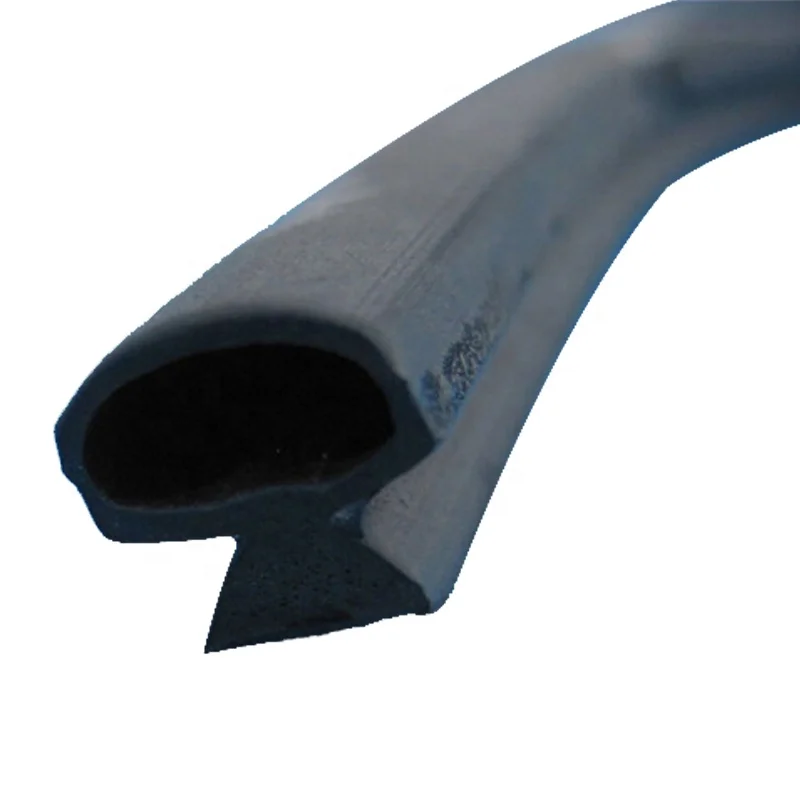 aluminum automatic drop down door bottom rubber seal  strip