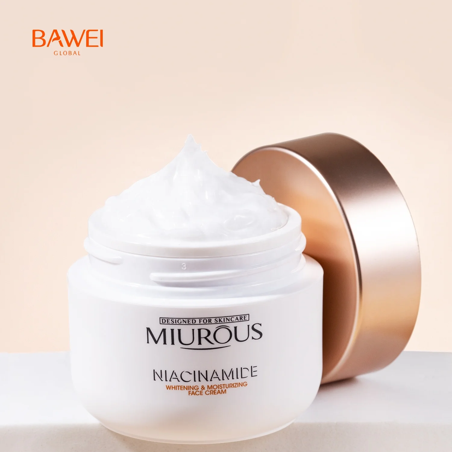 OEM ODM Indonesia Aloe Vera Skin Brightening Moisturizing Creams Niacinamide Whitening Face Cream For Dull Skin