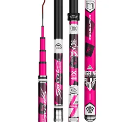 CWTLR09 China Wholesale manufacture  telescopic pole pure carbon carp fishing rod