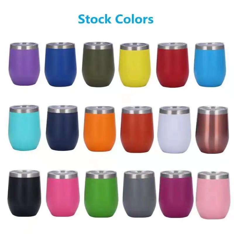 Wholesale Stainless Steel Coffee Mug Cup Custom Metal Thermal Vacuum Travel Wine Tumbler