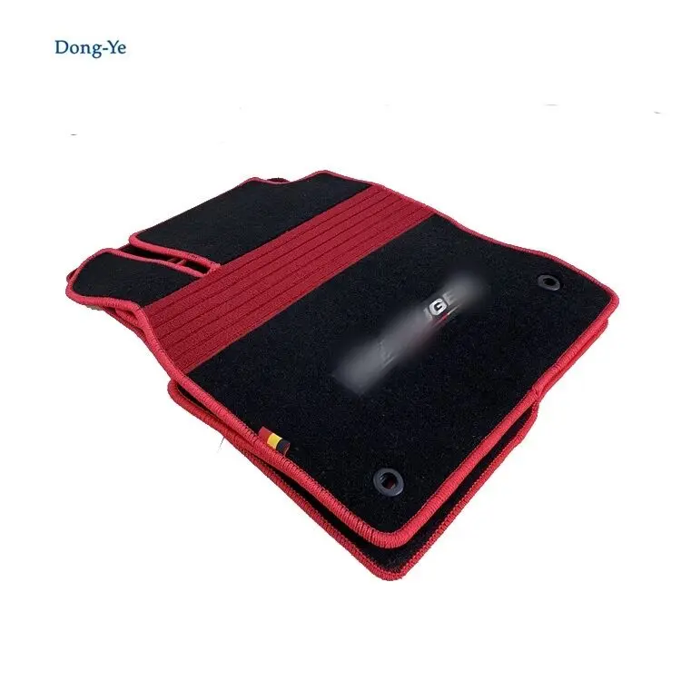 Tailored Customized Cars Carpet Car Mat with anti slip nib back for special honda mugen design carpet left hand drive