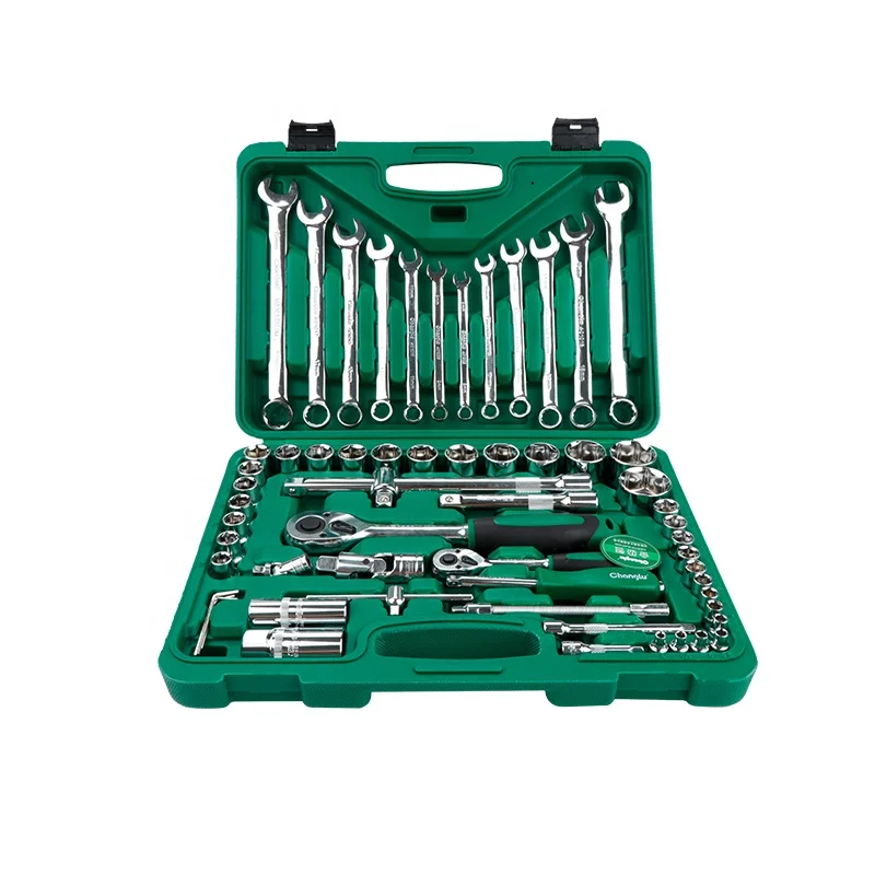 
YATO Factory Outlet 61PCS Socket Kit Automotive Tools Auto Repair Mechanic 