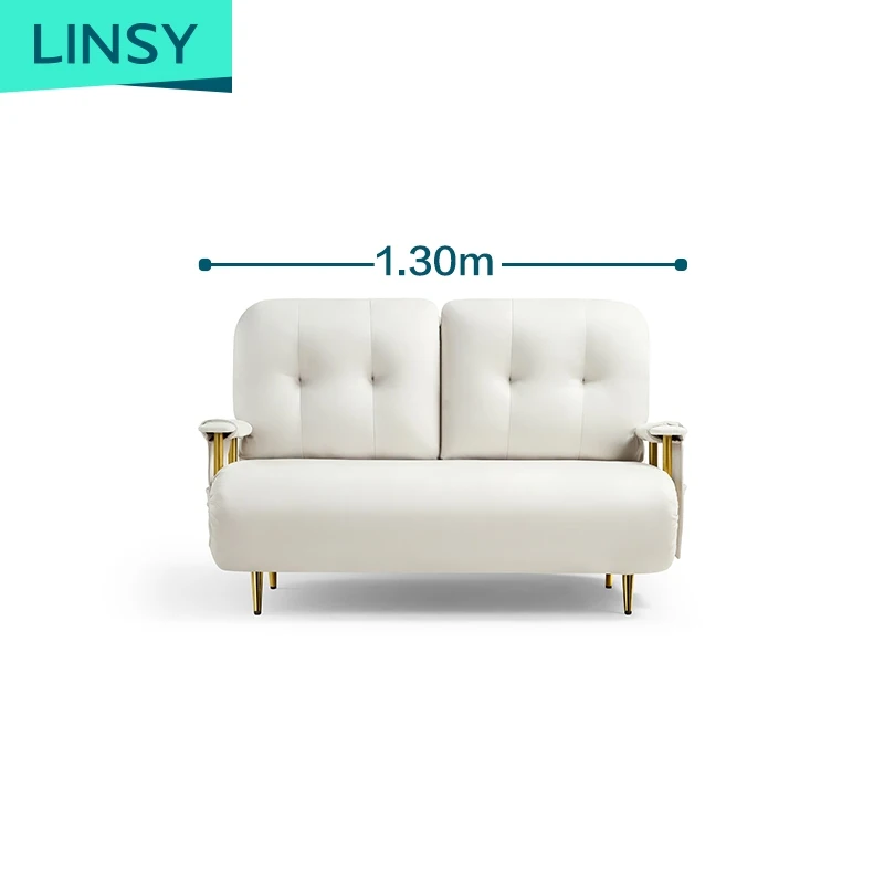 Modern Style Foldable Convertible Sofa Bed Leather Couch for Small Apartment Living Room New Style sofa bed