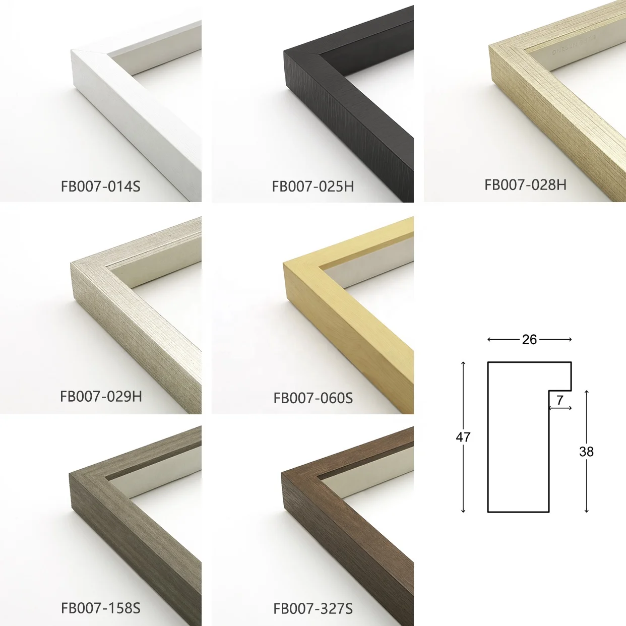 DIY frame shadow box frame baguette factory direct sale