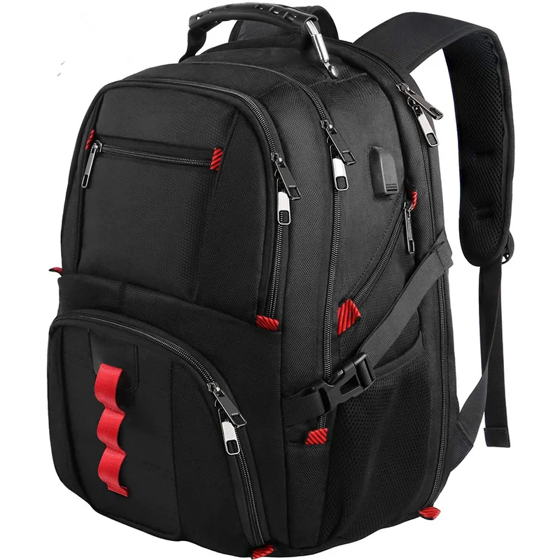 Travel Laptop Backpack with USB Charging Port,Friendly Extra Large Business Luggage Backpack for Men Women