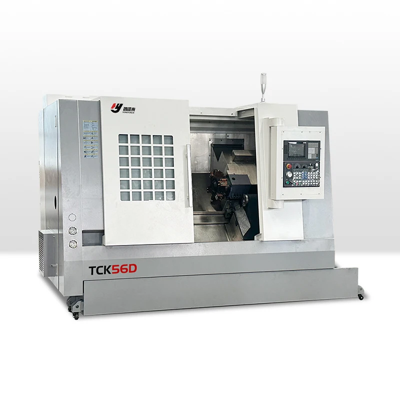 GSK/FANUC/SIEMENS / Lathe for Sale CNC Turning Lathe Slant Bed Tck56Y Axis CNC Lathe Machine for Metal