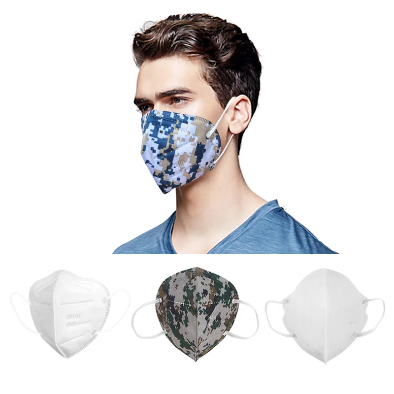 Пользовательский логотип kn95 Печатный сублимационный уход за кожей лица маска респиратор