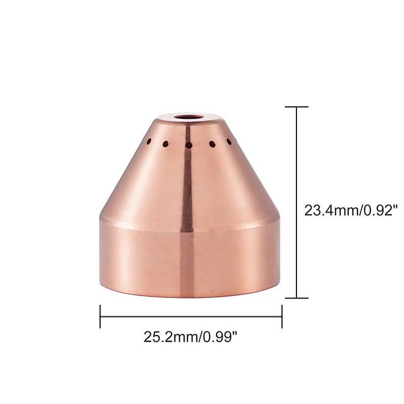 Wanshida Welding 5Pcs 220817 Plasma Shield Fit PMX 45XP/65/85/105 Plasma Cutter Consumables Shield Cap Machine Mechanized