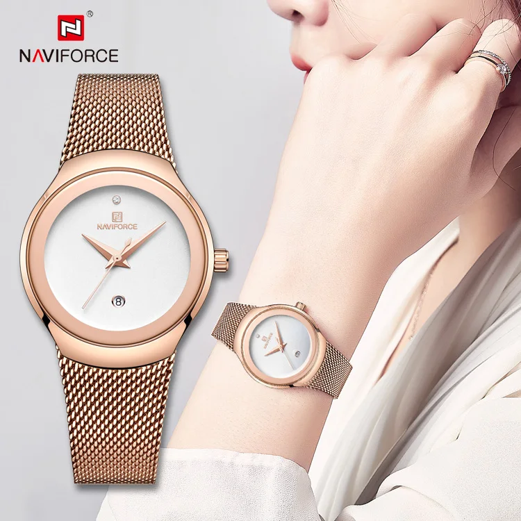 NAVIFORCE 5004 Luxury New Relogio Feminino Watches For Women Lady Watches Montre Femme Factory Non Automatic Other Watch relo