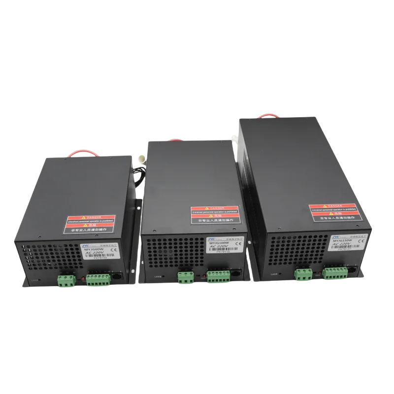 ZYE MYJG Series 100W Laser Power Supply for CO2 Cutting Machine Parts