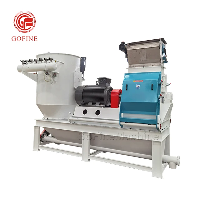 2-3t/h Poultry Feed Grinder Animal Feed Hammer Mill Machine for Chicken Feed
