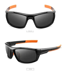 Sunglasses Men Camouflage Sports Polarized Men Square Thick Frame Outdoor High-end Sun Glasses For Men