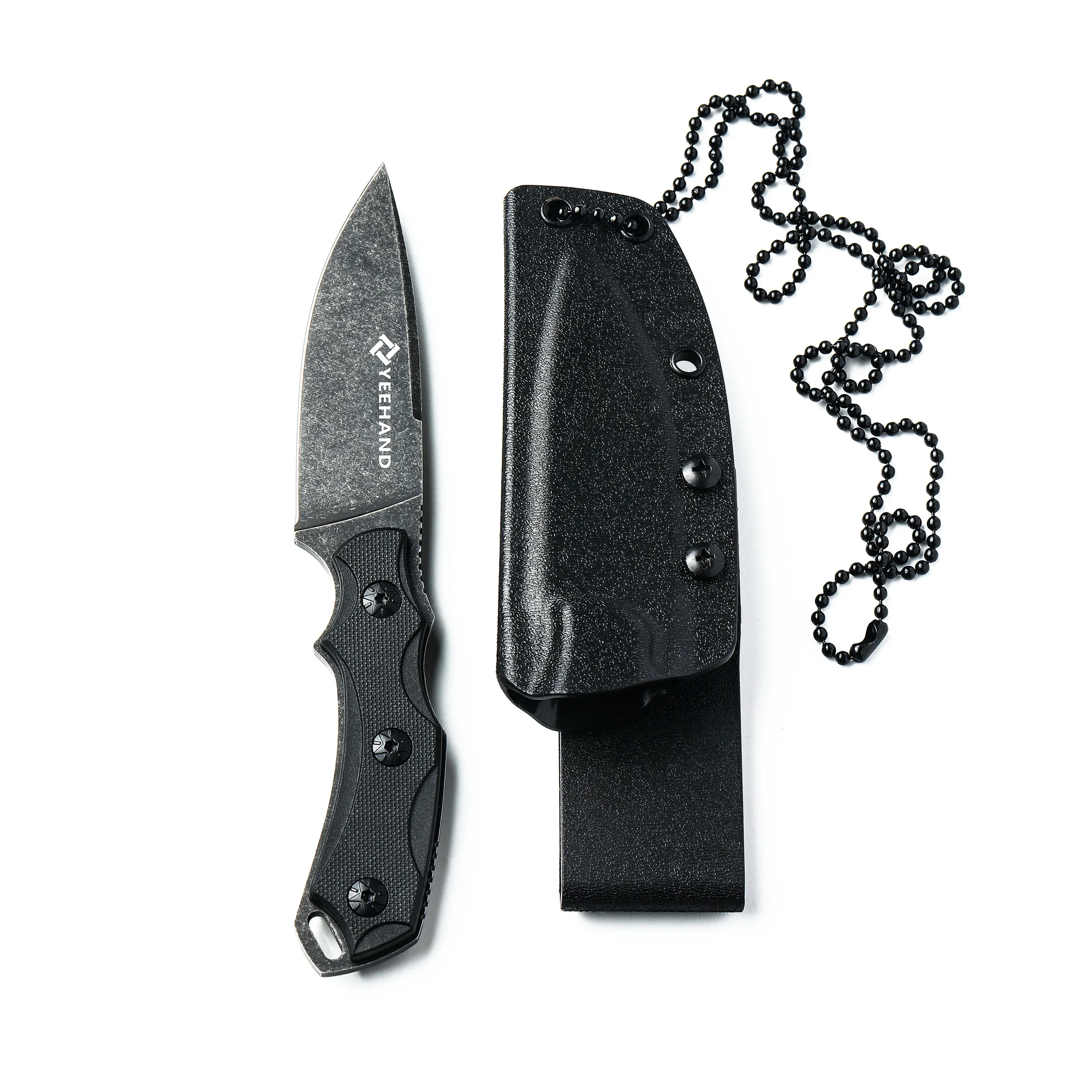 Outdoor hunting knife 3cr13 stainless steel neck knife fixed blade hunting survival knife