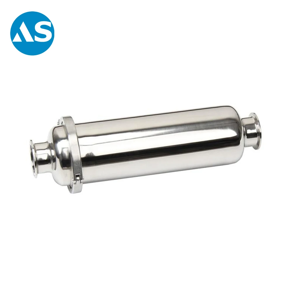 Stainless Steel Cartridge SS304 SS316L 80 Micron Sanitary Inline Type Filter