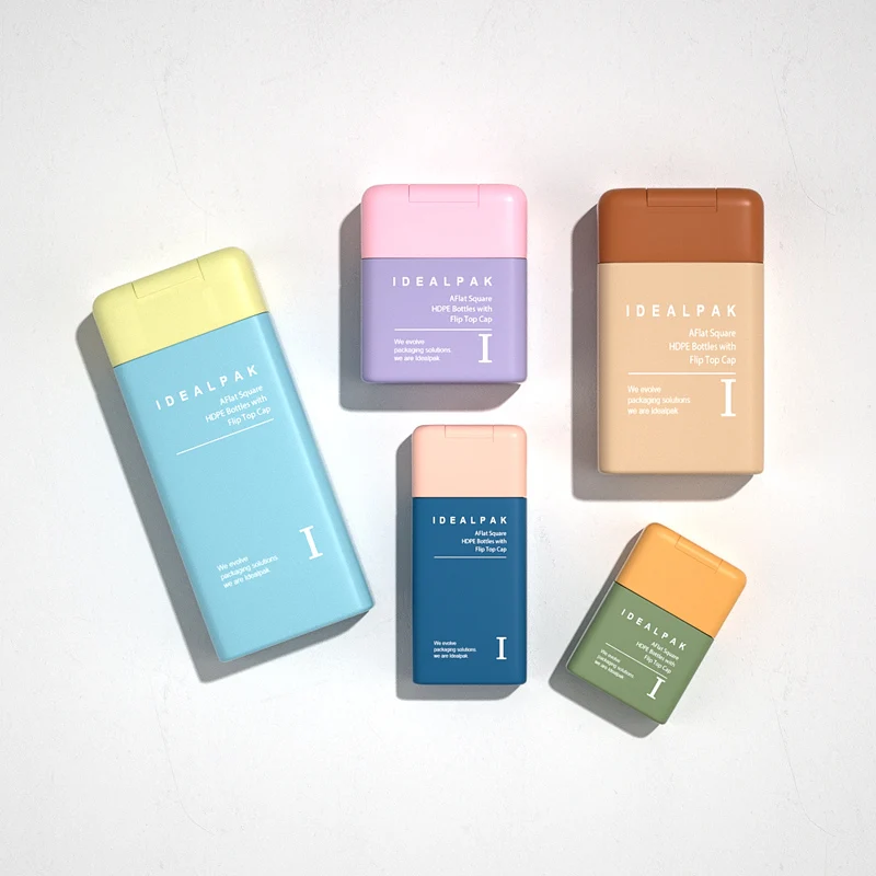 Hot Sale Shampoo Bottles Empty 50ml 100ml 150ml 250ml 370ml PE Plastic Container with Disc Top Cap Hair Gel Lotion Bottles