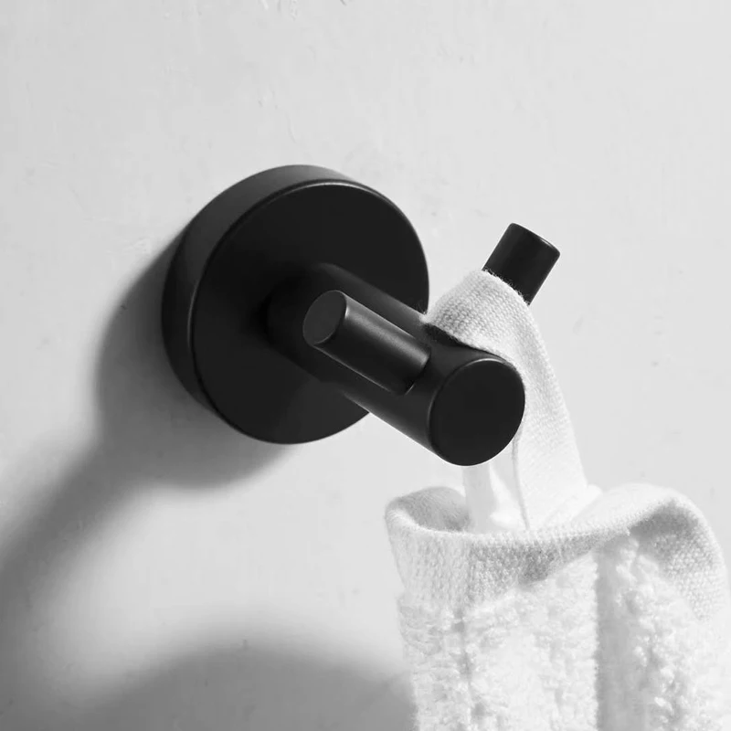 
high quality full set SUS 304 stainless steel bathroom robe hook 