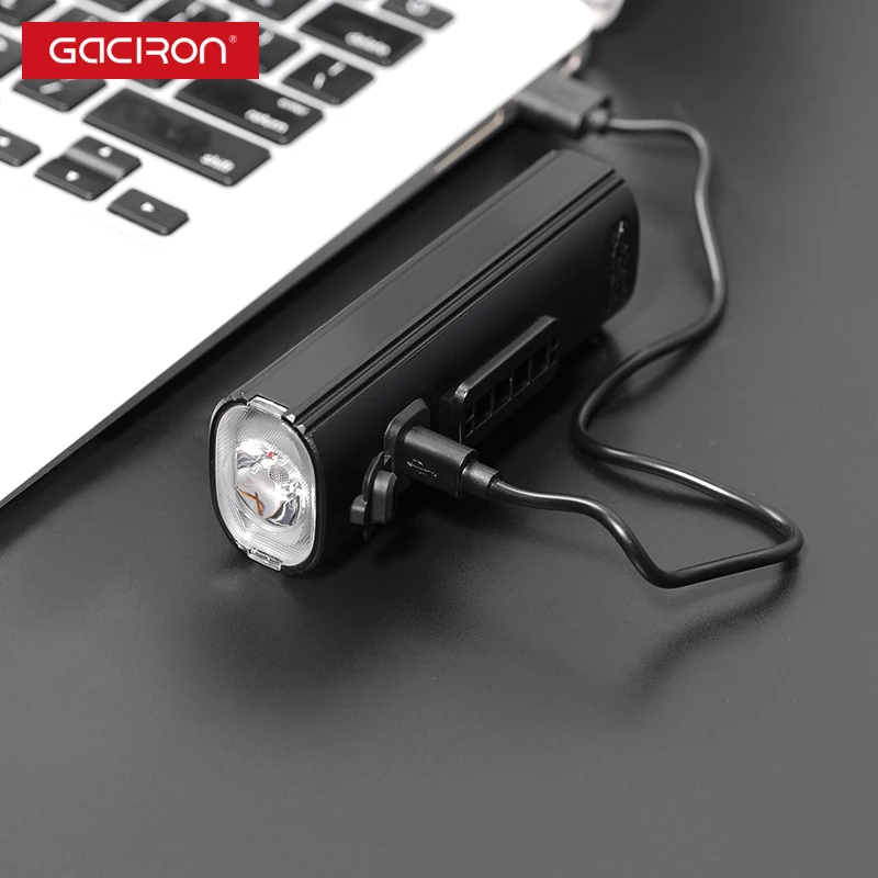 Gaciron Bike Accessories Light Upscale Plastic 400lumen Rechargeable Cycling Bicycle Front Head