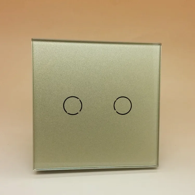Smart Touch Screen Electrical Lighting Appliance Switch Toughened Glass Panel