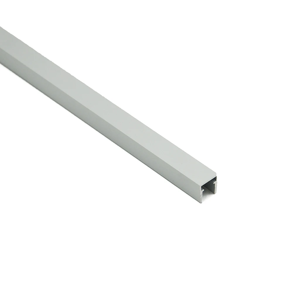 W12 x H12 mm Quality aluminum profile led lighting for inserting tempered glass