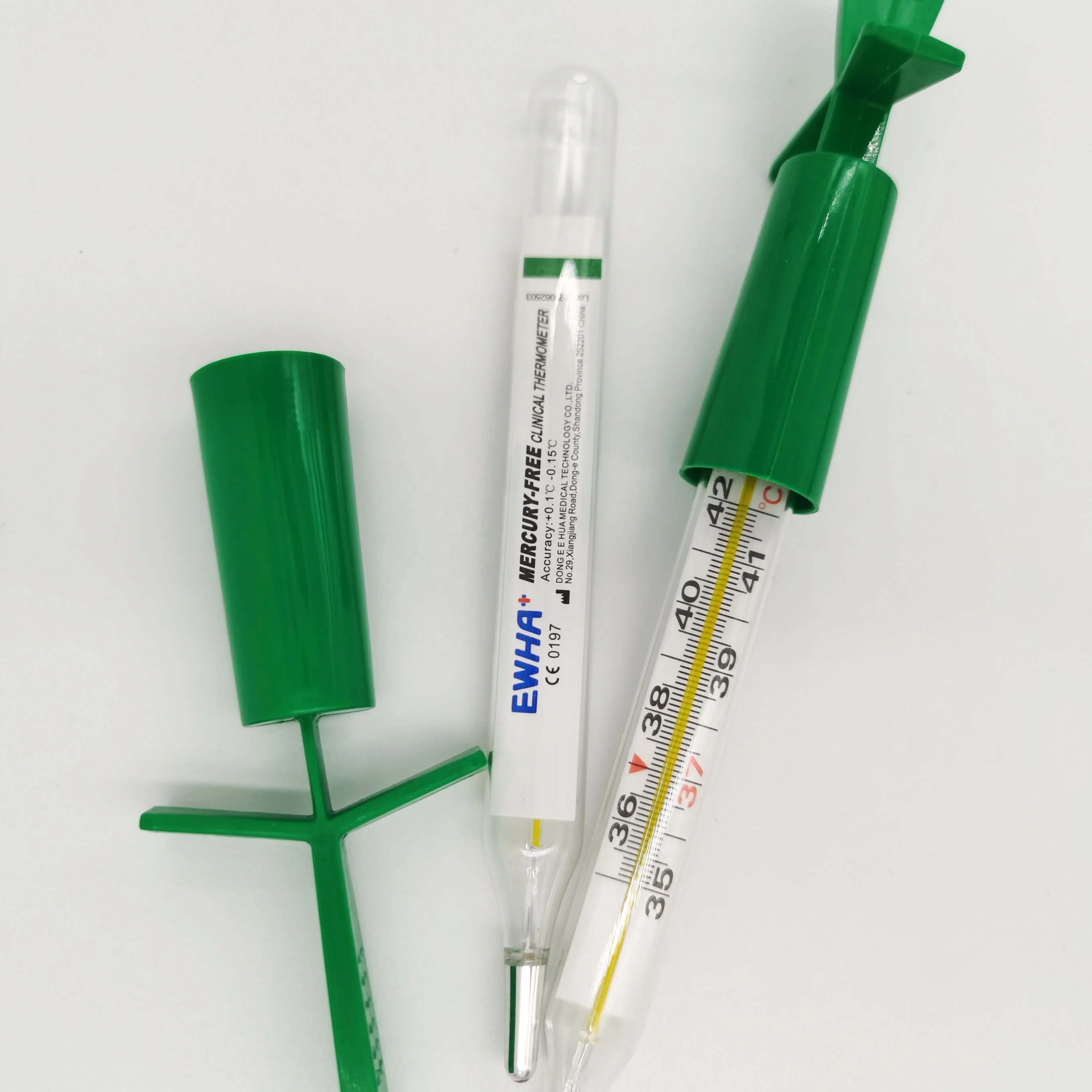Стеклянный термометр для подмышек и ректального использования