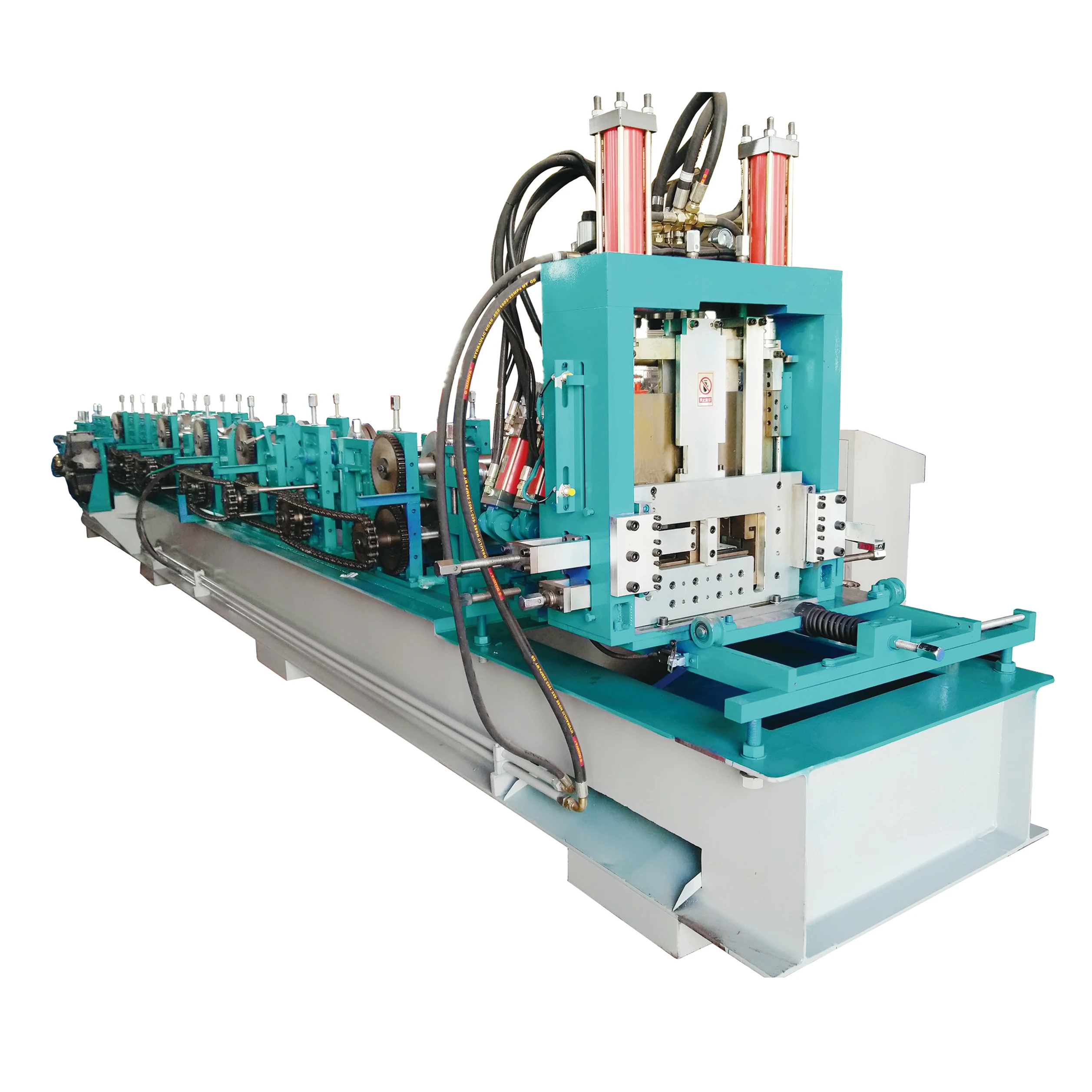 Durable titanium purlin roll forming machine is used in high-end construction projects for its exceptional strength