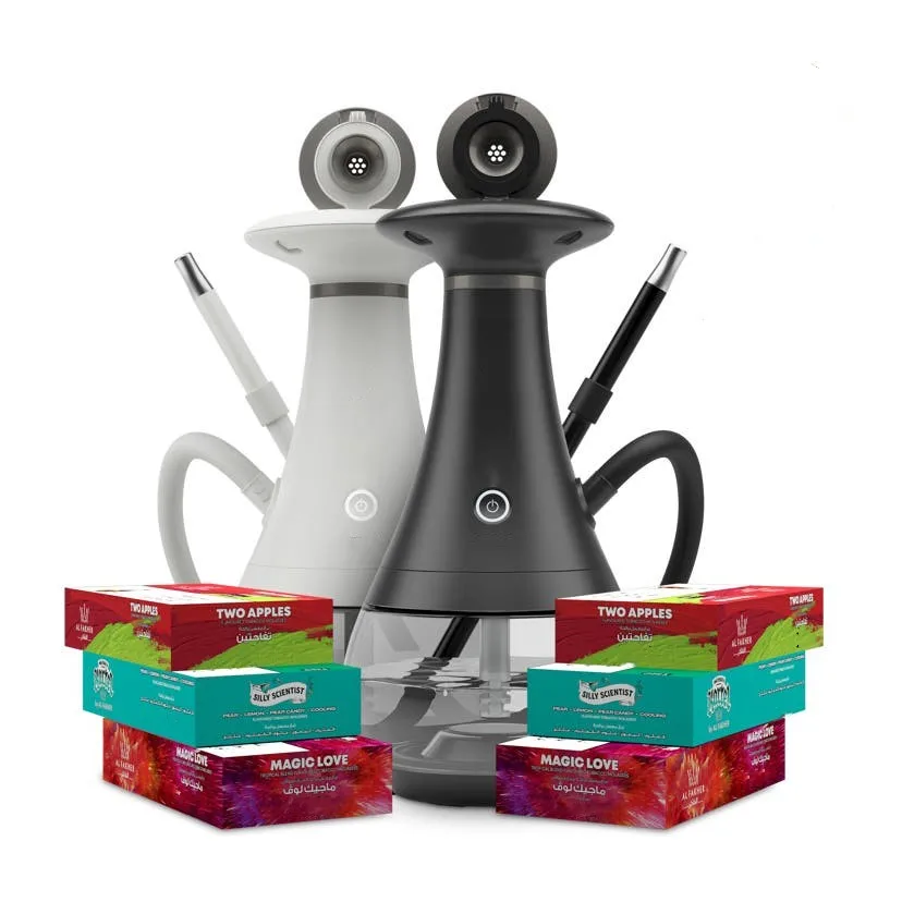 Trendy Hot hookah Arghile set Portable hookah shisha Fashion with Pods flavor Narghile hookah Shisha