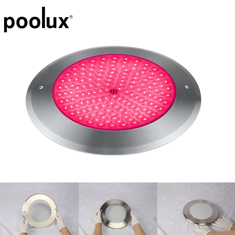 2022 High Quality Waterproof 260mm IP68 12V AC Underwater Ultra thin Resin wall mounted Lamp Led Swimming Pool Light