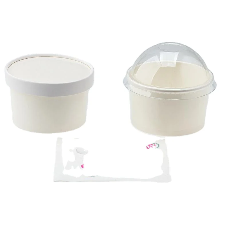 Cool 30ml 3.5 oz 3oz 5oz plastic clear square round dessert ice-cream pet pp small ice cream cups with spoon