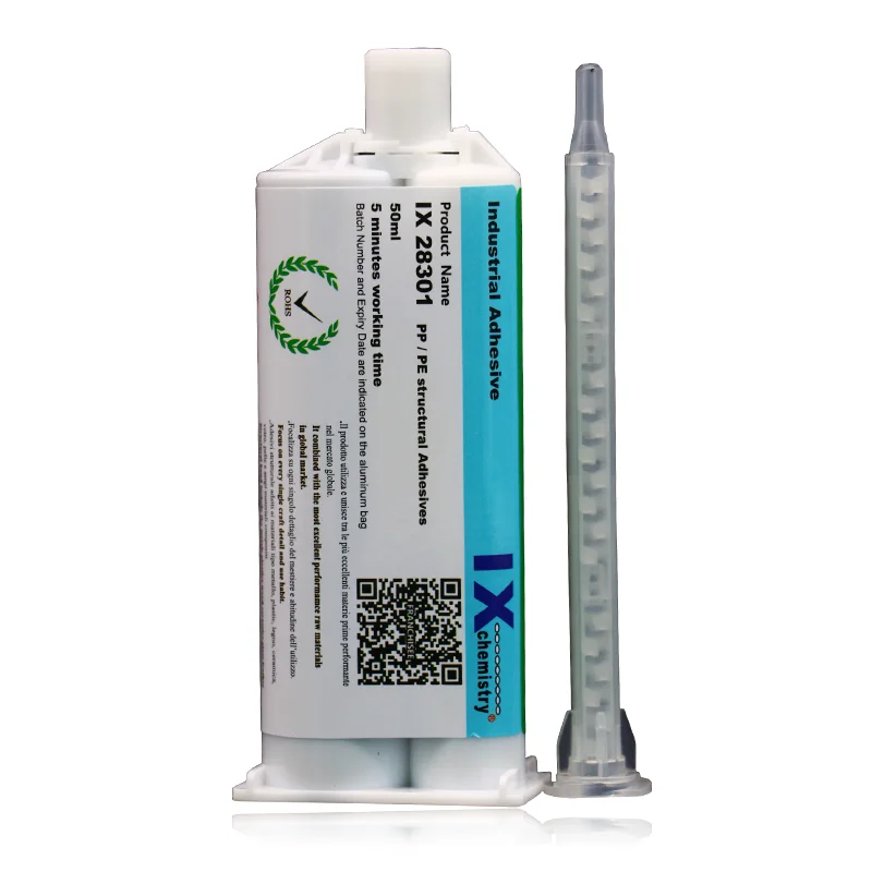 Room temperature curing Adhere PP/PE/PC/ PVC/ automotive ABS plastic rubber metal special acrylic acid Quick dry AB glue