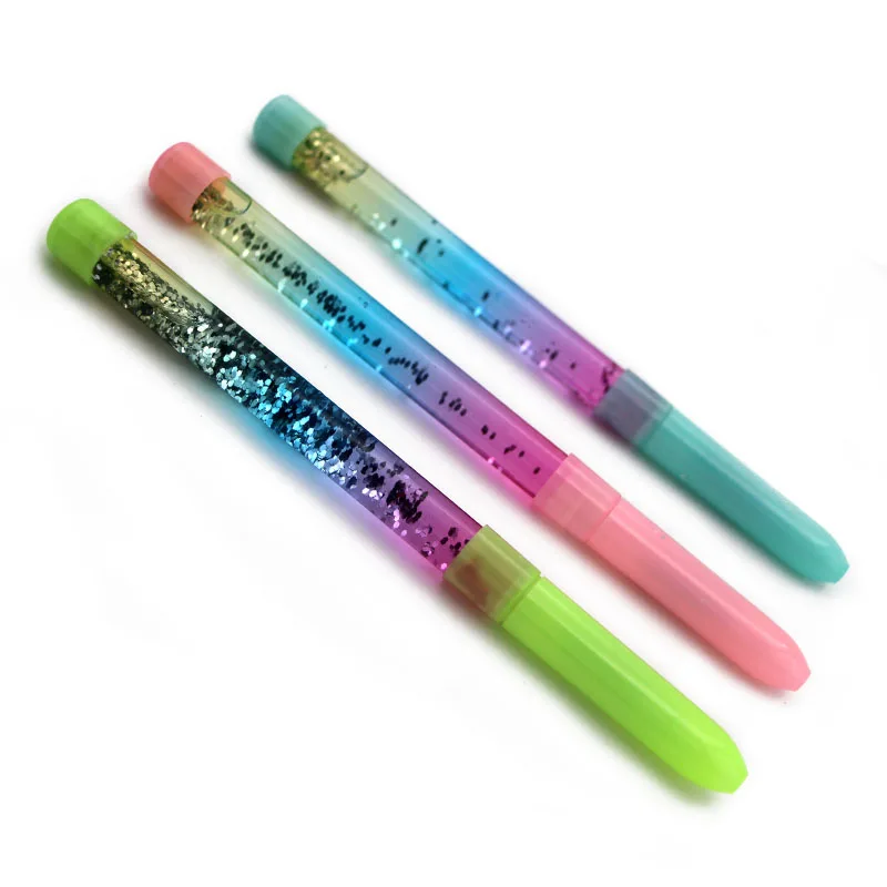 
Novelty floating glitter gel pen plastic liquid fairy ballpoint pens 