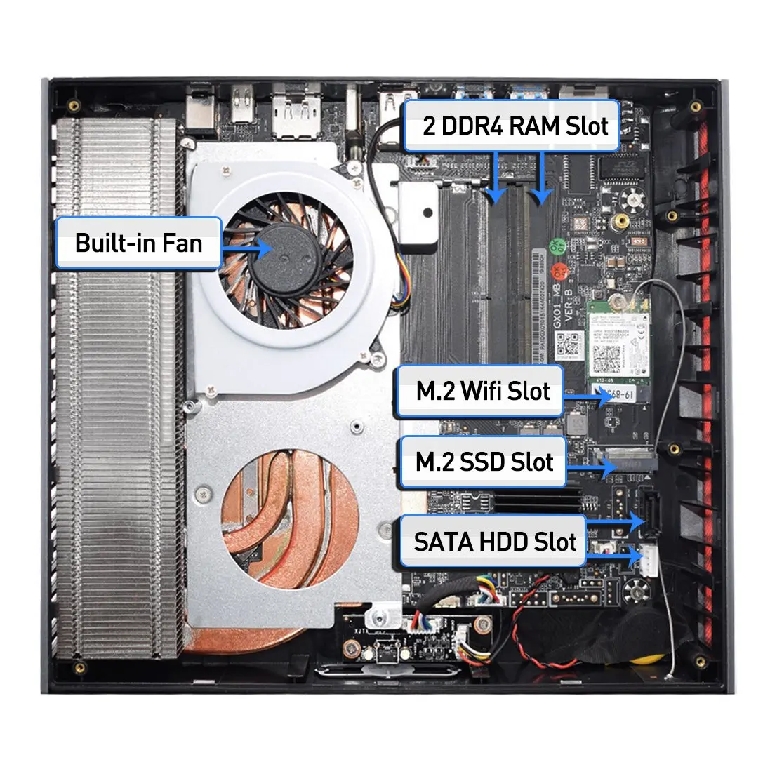 Free Shipping Gaming Desktop PC Core i7 9750H Mini Computer Win10 pro i9 8950HK Computador GTX 1650 4G CCTV Barebone System