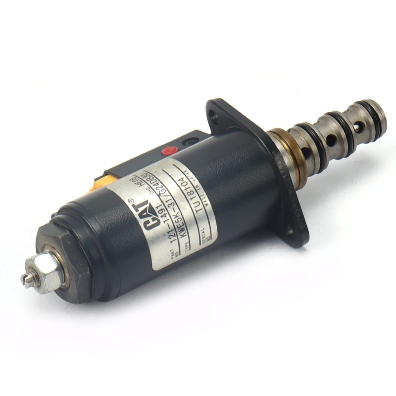Wholesale Excavator Parts Hydraulic Pump Pilot Safety Lock Solenoid Valve 121-1491 kwe5k-31 g24db30