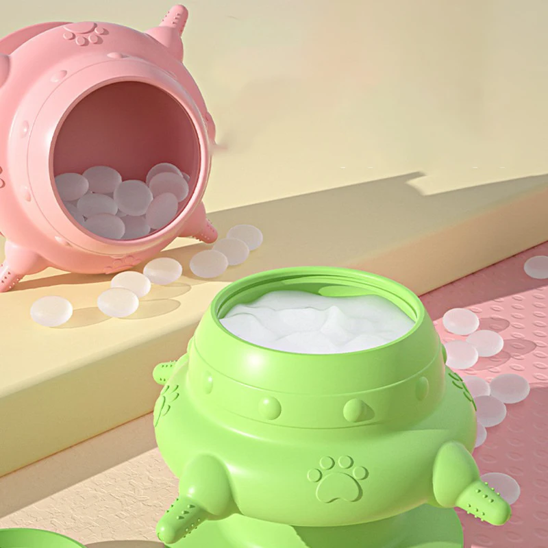 JOYPET Silicone Puppy Feeder with 4 Teats Bottles for Nursing Puppies Milk Feeder for Kittens Puppies Rabbits Cat Dog Bowls