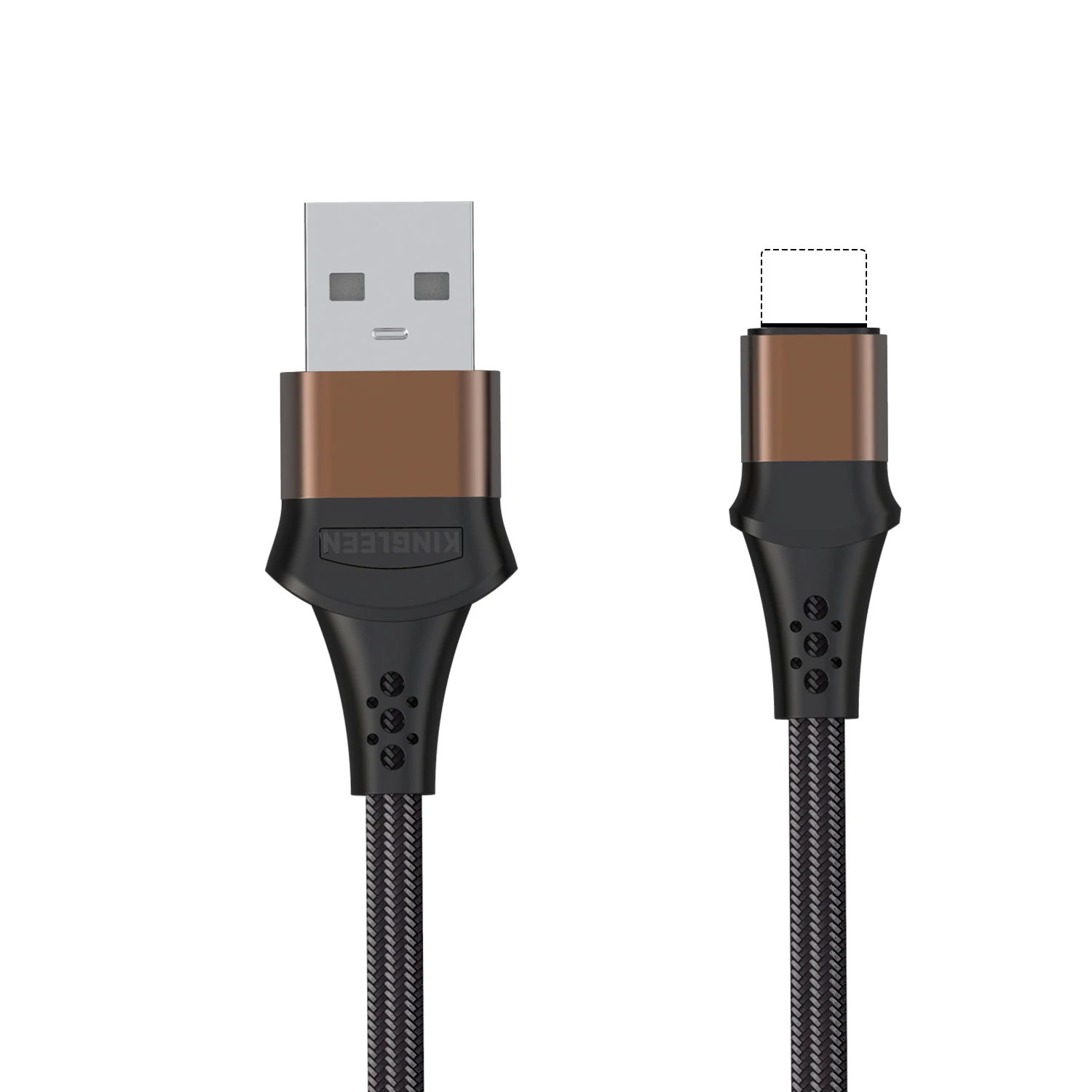 KINGLEEN K58 2.1A 2m USB Standard A For ip Data Cable, Factory Wholesalemade for iPhone cable