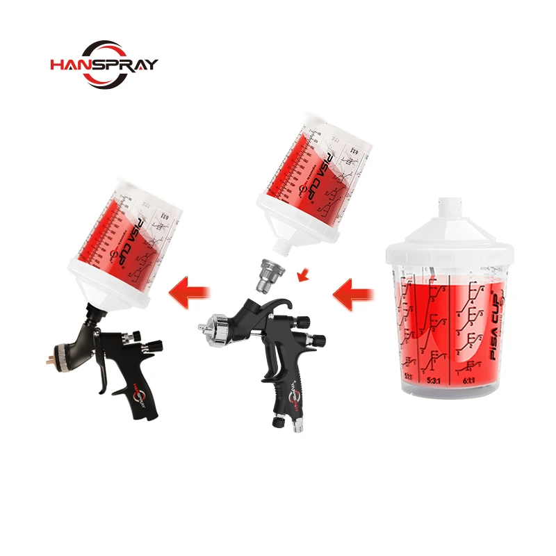 Factory Direct Sales Automatic Paint Spray Gun Cup Spray Gun Accessories Nozzle Paint Spray Gun Cup