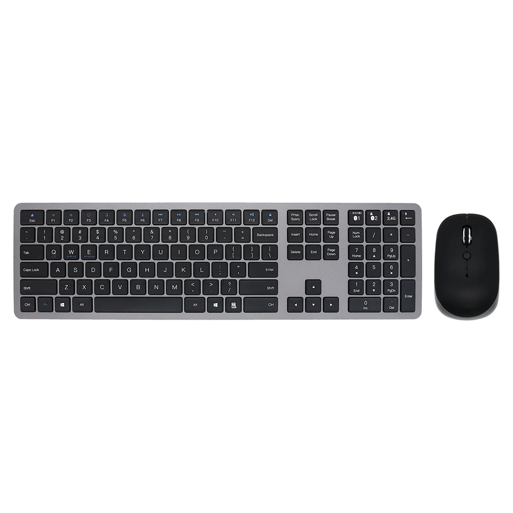 Ultra-thin Stock All In One Computer Best Wireless Mini BT Desktop Keyboard And Mouse Combo