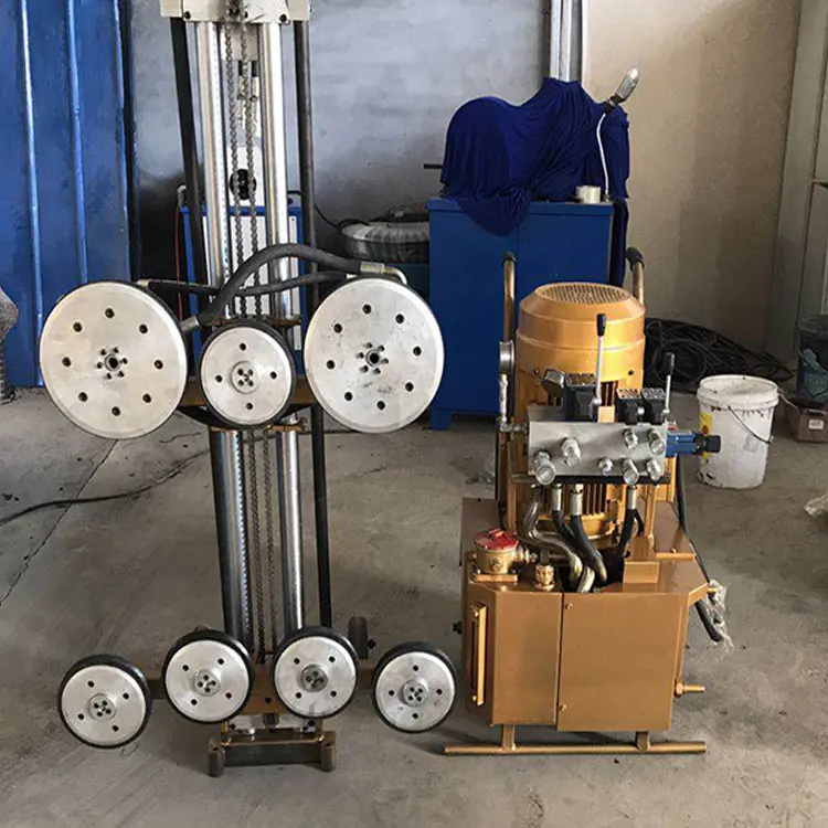 Chain Wire Saw Block Stone Accessory Cutting Machine For Marble Quarry Granite Wire Saw Machine