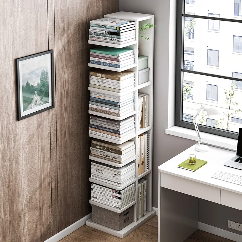 Guaranteed Quality wooden nordic bookshelf with cabinet bookcase modern luxury living room 9 shelf bookcase