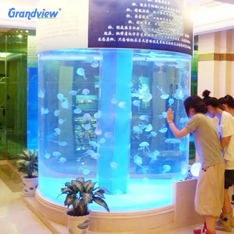 high quality custom large acrylic fish tank marine aquarium